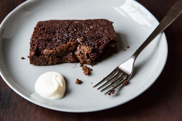Nigella Lawson's dense chocolate loaf cake