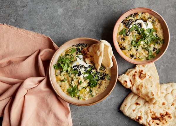 NIgella seed and lime dal