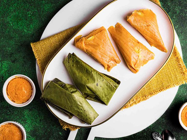 Nigerian steamed bean cake (Moin moin)