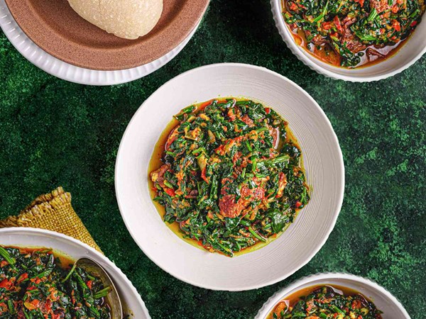 Nigerian stewed greens (Efo riro)