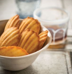 Nightcap madeleines with affogato