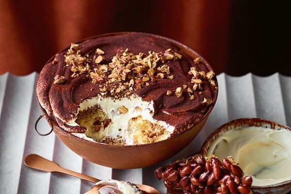 Nino Zoccali's tiramisu alla mandorla Pugliese