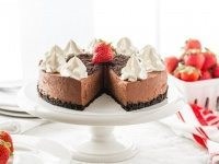 No bake Baileys chocolate cheesecake