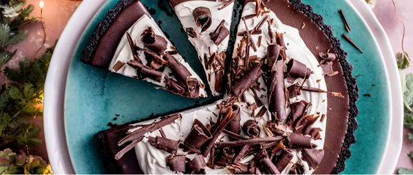 No-bake chocolate and PX sherry tart