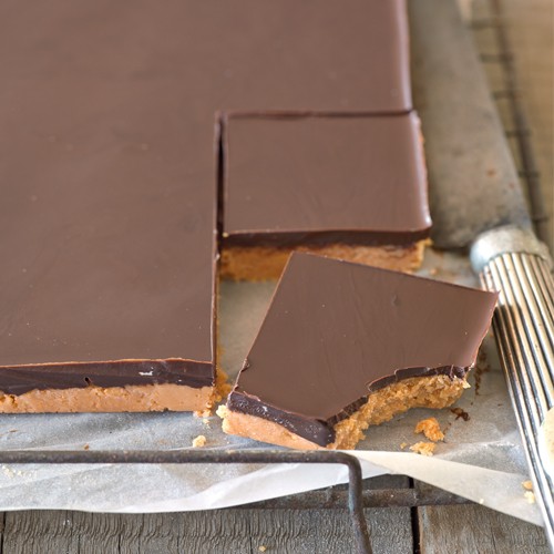 No-bake chocolate peanut butter bars