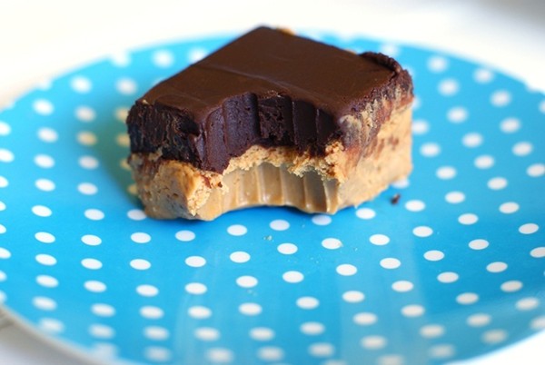 No-bake chocolate-peanut butter-butterscotch bars