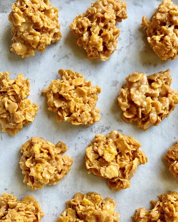 No-bake cornflake cookies 