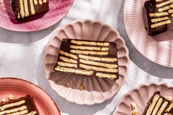 No-bake German hedgehog slice (Kalter hund)