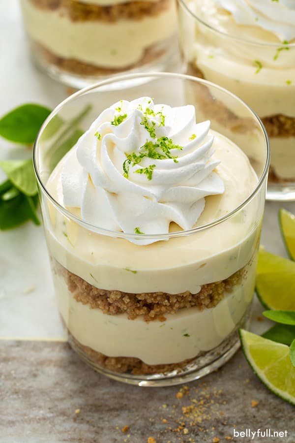 No bake key lime cheesecake parfaits