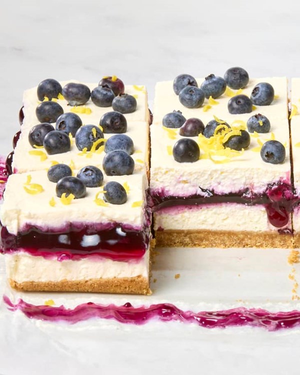 No-bake lemon blueberry delight 
