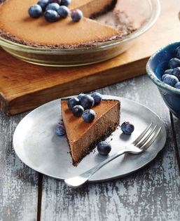 No-bake mocha cheesecake