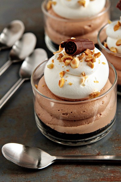 No bake nutella cheesecakes