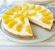 No-bake orange cheesecake