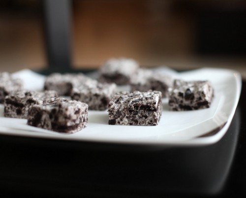 No bake Oreo brownies