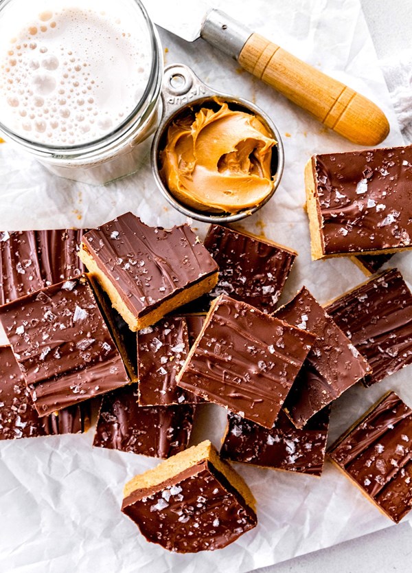 No bake peanut butter bars