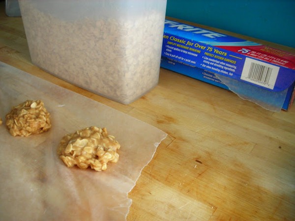 No bake peanut butter oatmeal cookies