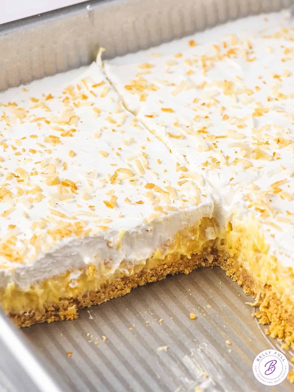 No-bake pineapple lush dessert