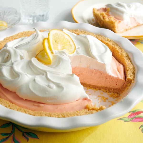 No-bake pink lemonade pie