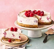 No-bake raspberry cheesecake