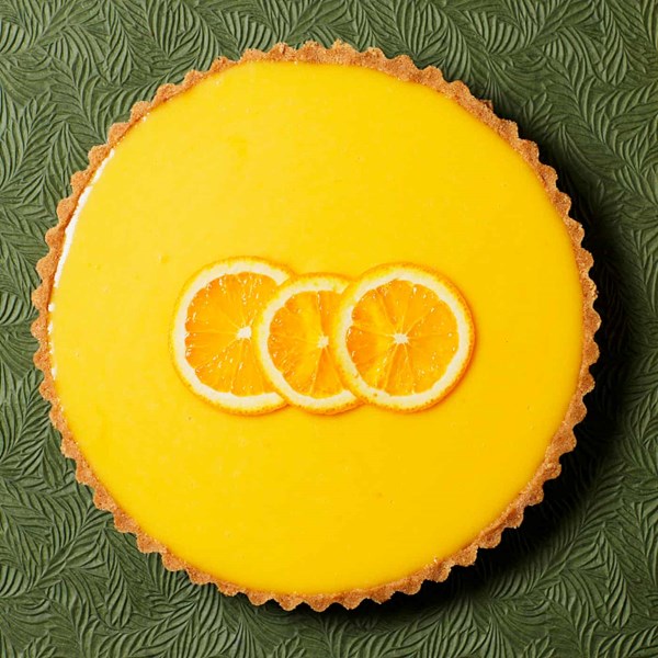 No-bake spiced orange tart