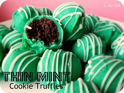 No-bake Thin Mint cookie truffles