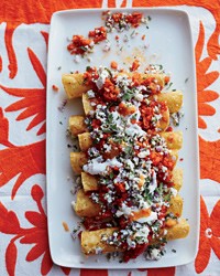 No-bake vegetarian enchiladas