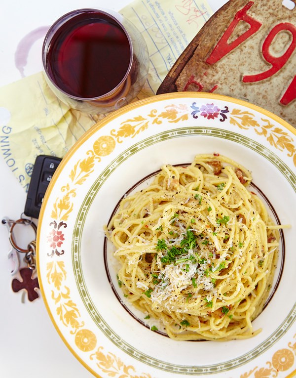No-cash car crash carbonara