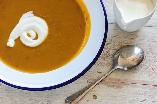 No-chop butternut soup