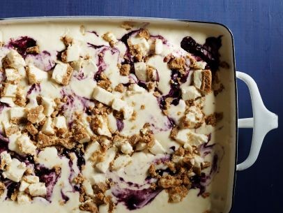 No-churn blueberry-cheesecake ice cream