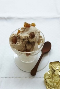 No-churn chestnut ice cream