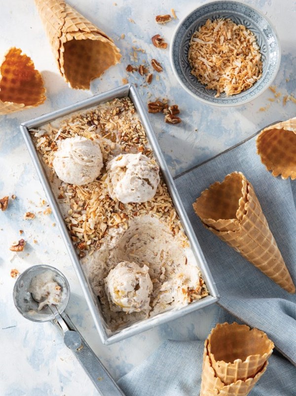 No-churn hummingbird ice cream