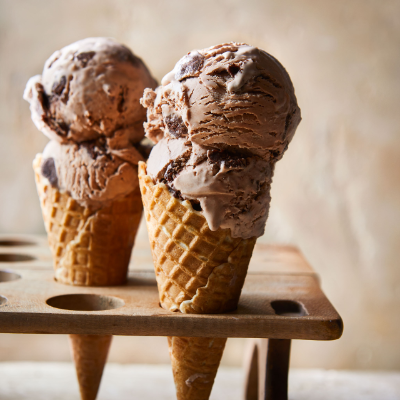 No-churn milk chocolate ice cream