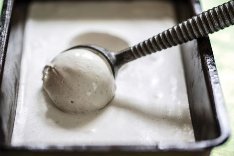 No-churn vanilla bean ice cream