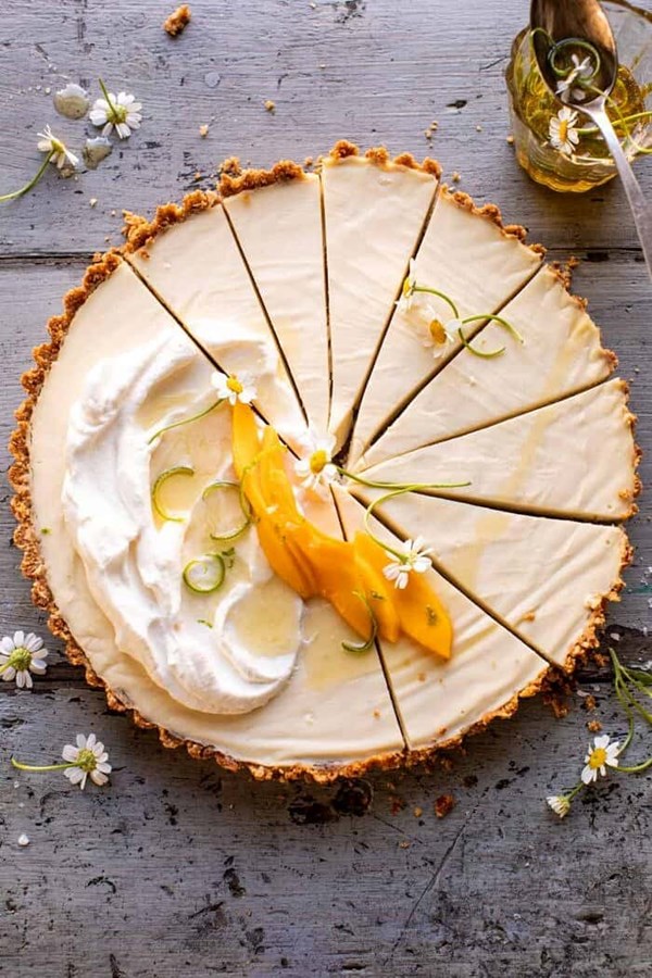 No fuss coconut lime tart