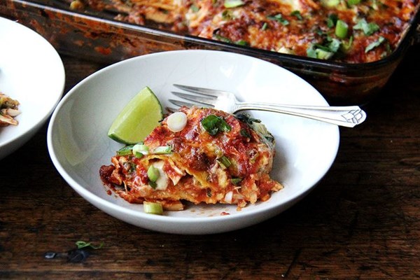 No-fuss enchiladas