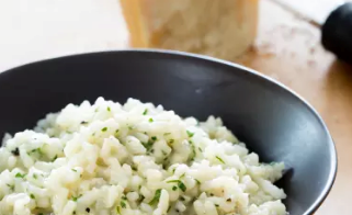 No-fuss risotto with Parmesan and herbs