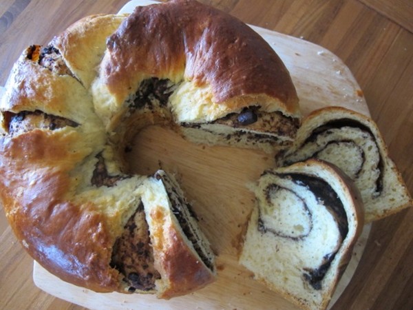 No knead chocolate babka