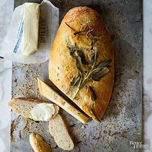No-knead honey bread