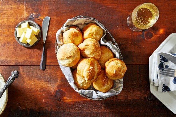 No-knead icebox rolls