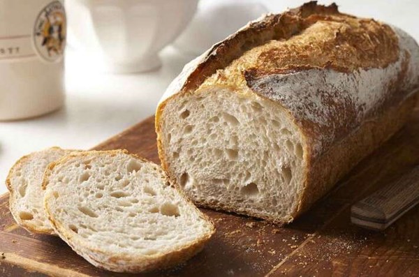 No-knead sourdough bread