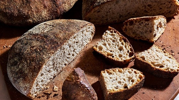 No-knead whole-wheat bread