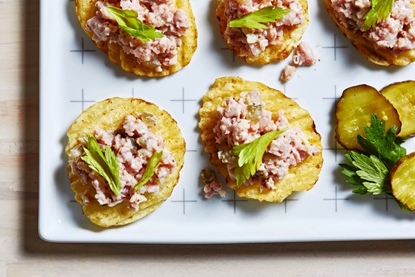 No mayo ham salad