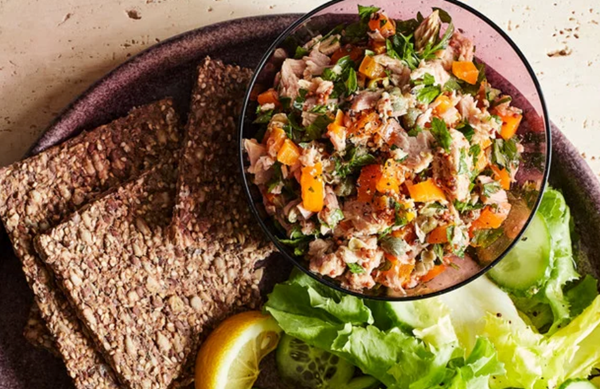 No-mayo Mediterranean tuna salad