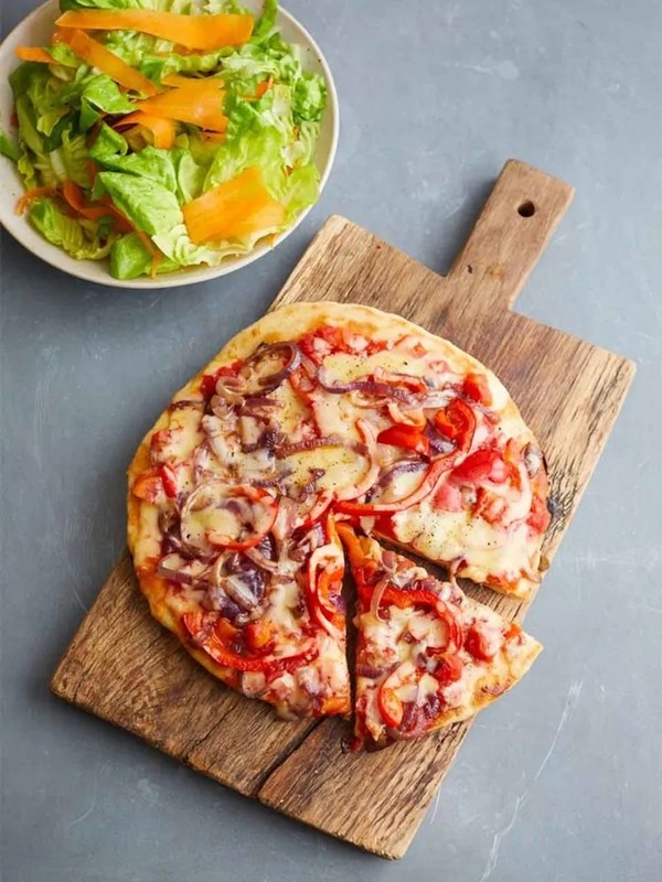 No-oven pizza