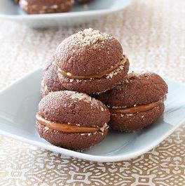 Noche buena chocolate sandwich cookies