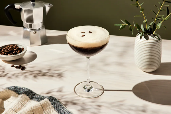 Non-alcoholic espresso martini