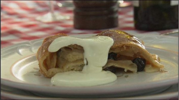 Nonna's apple strudel