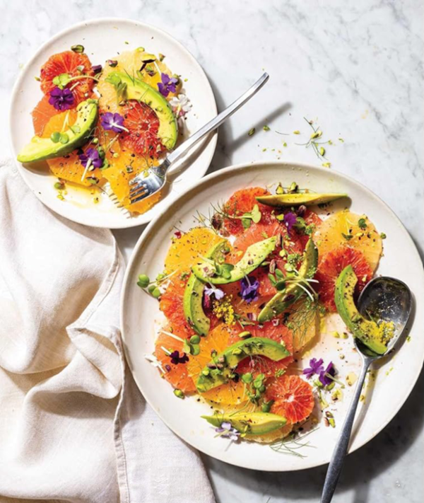 NorCal citrus and avocado salad