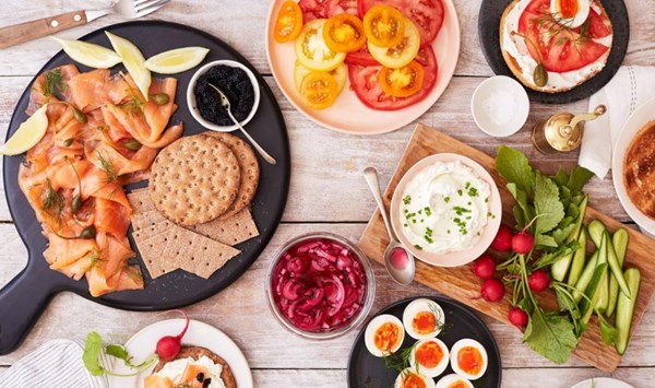 Nordic brunch board