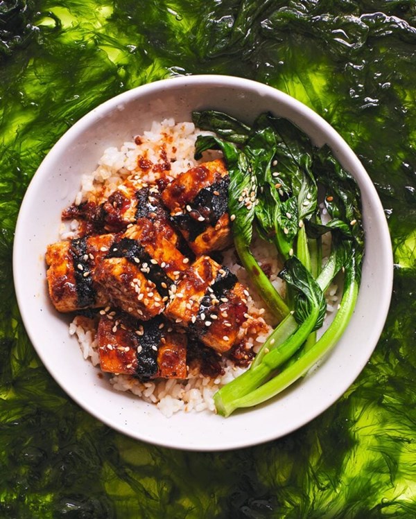 Nori-wrapped tofu 
